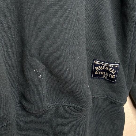 Vintage Russell Athletic 1/4 Zip Pullover Made In USA XXL - Picture 3 of 8